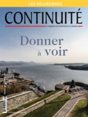 cover image of Continuité. No. 149, Été 2016